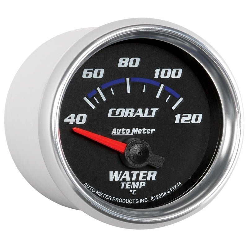 AutoMeter - Autometer Cobalt 52mm Short Sweep Electronic 40-120 Deg C Water Temprature Gauge - Demon Performance