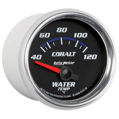 AutoMeter - Autometer Cobalt 52mm Short Sweep Electronic 40-120 Deg C Water Temprature Gauge - Demon Performance