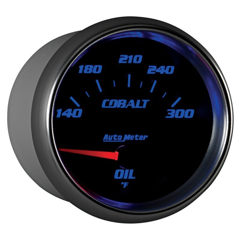 AutoMeter - Autometer Cobalt 66.7mm 140-300 Degree F Electric Oil Temperature Gauge - Demon Performance