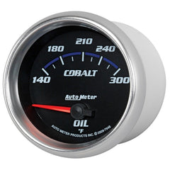 AutoMeter - Autometer Cobalt 66.7mm 140-300 Degree F Electric Oil Temperature Gauge - Demon Performance