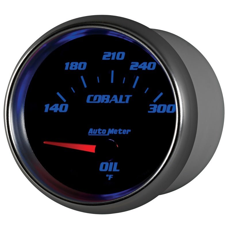 AutoMeter - Autometer Cobalt 66.7mm 140-300 Degree F Electric Oil Temperature Gauge - Demon Performance