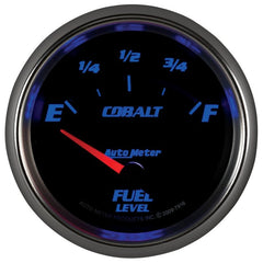 AutoMeter - Autometer Cobalt 66.7mm 240-33 ohms Short Sweep Electronic Fuel Level Gauge - Demon Performance