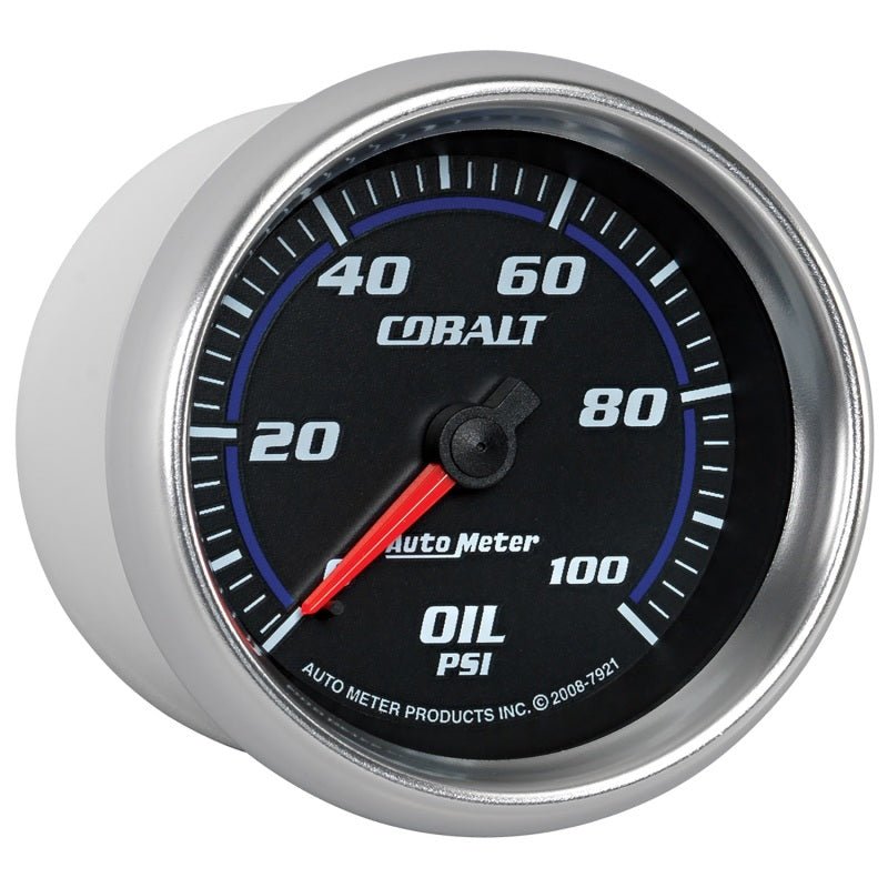 AutoMeter - Autometer Cobalt 66mm 0-100 PSI Oil Pressure Gauge - Demon Performance
