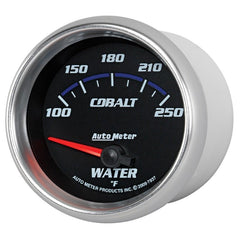 AutoMeter - Autometer Cobalt 66mm 100-250 Degree F Electric Water Temperature Gauge - Demon Performance