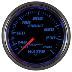 AutoMeter - Autometer Cobalt 66mm 120-240 Degree F Mechanical Water Temperature Gauge - Demon Performance
