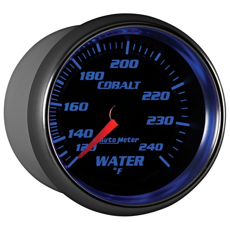 AutoMeter - Autometer Cobalt 66mm 120-240 Degree F Mechanical Water Temperature Gauge - Demon Performance