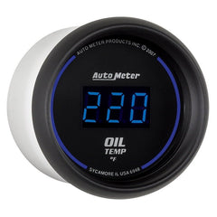 AutoMeter - Autometer Cobalt Digital 52.4mm 0-340 deg F Oil Temperature Gauge - Demon Performance