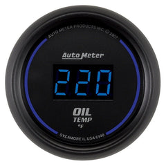 AutoMeter - Autometer Cobalt Digital 52.4mm 0-340 deg F Oil Temperature Gauge - Demon Performance