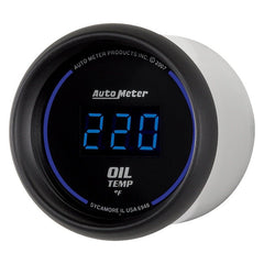 AutoMeter - Autometer Cobalt Digital 52.4mm 0-340 deg F Oil Temperature Gauge - Demon Performance