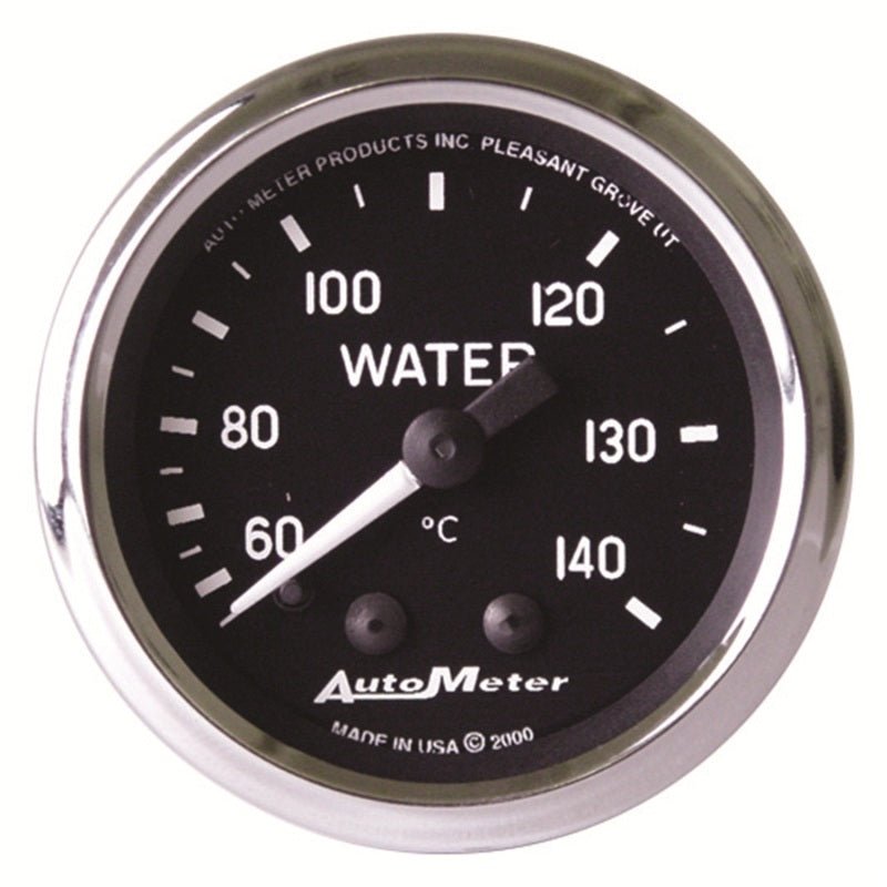 AutoMeter - Autometer Cobra 2-1/16 inch 60-140 Deg Celcius Mechanical Water Temperature Gauge - Demon Performance