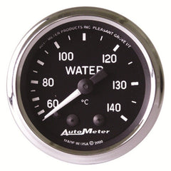 AutoMeter - Autometer Cobra 2-1/16 inch 60-140 Deg Celcius Mechanical Water Temperature Gauge - Demon Performance