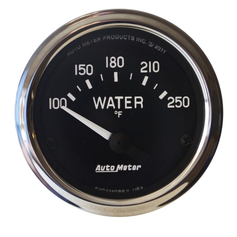 AutoMeter - Autometer Cobra 2 1/16in 100-250 Def F Electric Water Temp Gauge - Demon Performance