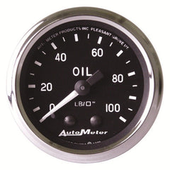 AutoMeter - Autometer Cobra 2-1/16in 100 PSI Mechanical Oil Pressure Gauge - Demon Performance
