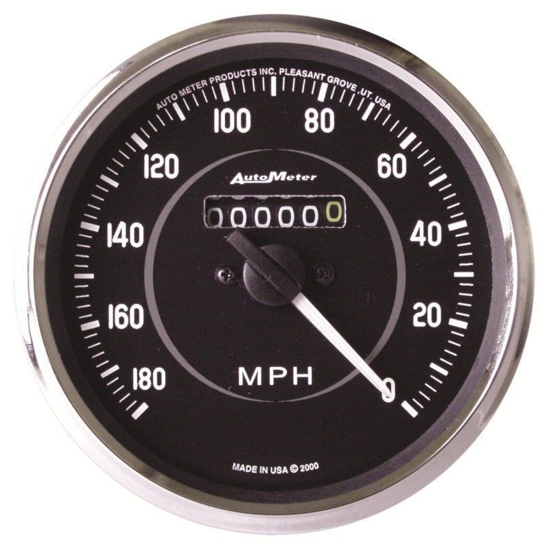 AutoMeter - Autometer Cobra 4 inch 0-180 MPH Mechanical Speedometer - Demon Performance