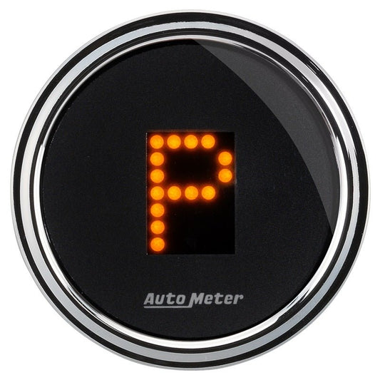 AutoMeter - Autometer Designer 2-1/16in Chrome Domed Lens Black Dial PRNDL Gauge - Demon Performance