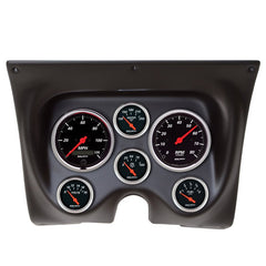AutoMeter - Autometer Designer Black 67-68 Camaro/Firebird Dash Kit 6pc Tach / MPH / Fuel / Oil / WTMP / Volt - Demon Performance