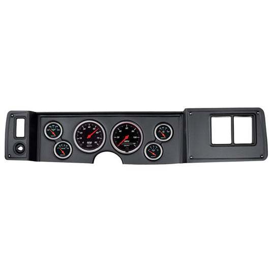 AutoMeter - Autometer Designer Black 79-81 Camaro Dash Kit 6pc Tach / MPH / Fuel / Oil / WTMP / Volt - Demon Performance