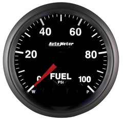 AutoMeter - Autometer Elite 52mm 0-100 PSI Fuel Pressure Peak & Warn w/ Electronic Control Gauge - Demon Performance