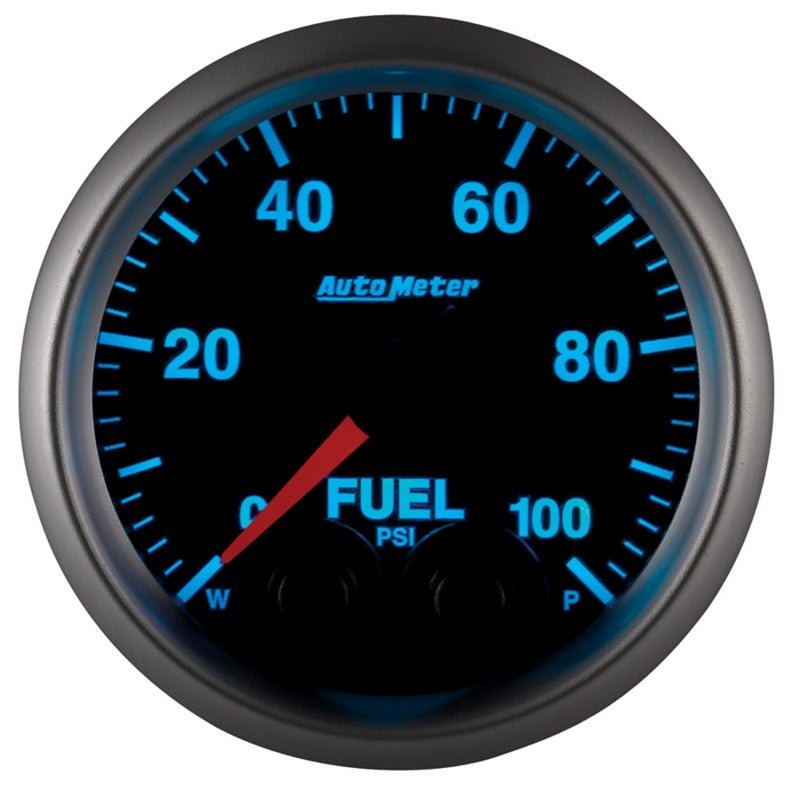 AutoMeter - Autometer Elite 52mm 0-100 PSI Fuel Pressure Peak & Warn w/ Electronic Control Gauge - Demon Performance