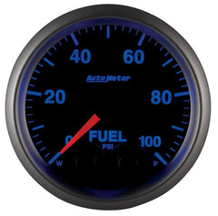 AutoMeter - Autometer Elite 52mm 0-100 PSI Fuel Pressure Peak & Warn w/ Electronic Control Gauge - Demon Performance