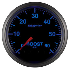 AutoMeter - Autometer Elite 52mm 0-60 PSI Boost Peak & Warn w/ Electronic Control Gauge - Demon Performance