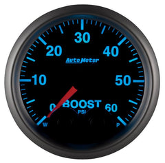 AutoMeter - Autometer Elite 52mm 0-60 PSI Boost Peak & Warn w/ Electronic Control Gauge - Demon Performance