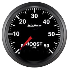 AutoMeter - Autometer Elite 52mm 0-60 PSI Boost Peak & Warn w/ Electronic Control Gauge - Demon Performance