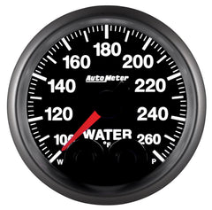 AutoMeter - Autometer Elite 52mm 100-260 Degress F Water Temperature Peak and Warn Gauge w/ Electonic Control - Demon Performance