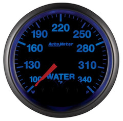 AutoMeter - Autometer Elite 52mm 100-340 Deg F Water Temperature Peak and Warn Gauge w/ Electonic Control - Demon Performance