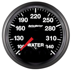AutoMeter - Autometer Elite 52mm 100-340 Deg F Water Temperature Peak and Warn Gauge w/ Electonic Control - Demon Performance