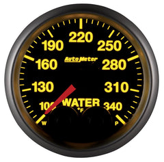 AutoMeter - Autometer Elite 52mm 100-340 Deg F Water Temperature Peak and Warn Gauge w/ Electonic Control - Demon Performance