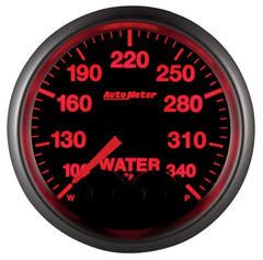 AutoMeter - Autometer Elite 52mm 100-340 Deg F Water Temperature Peak and Warn Gauge w/ Electonic Control - Demon Performance
