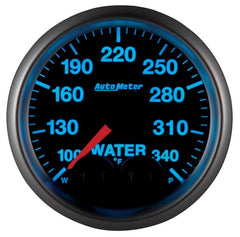 AutoMeter - Autometer Elite 52mm 100-340 Deg F Water Temperature Peak and Warn Gauge w/ Electonic Control - Demon Performance