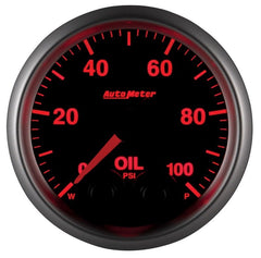AutoMeter - Autometer Elite 52mm Oil Pressure Peak and Warn Gauge w/ Electonic Control - Demon Performance