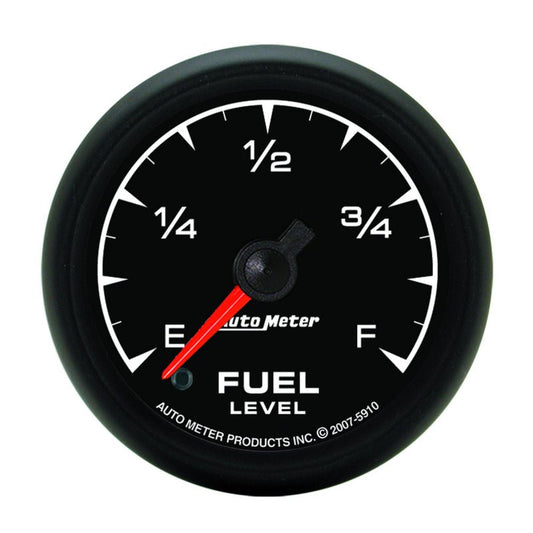 AutoMeter - Autometer ES 2-1/16in 0-280 ohms Programmable Fuel Level Gauge - Demon Performance