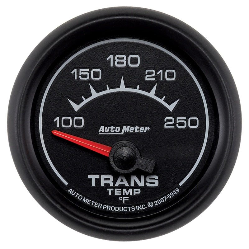 AutoMeter - Autometer ES 2-1/16in 100-250 Degree F Transmission Temperature Gauge - Demon Performance
