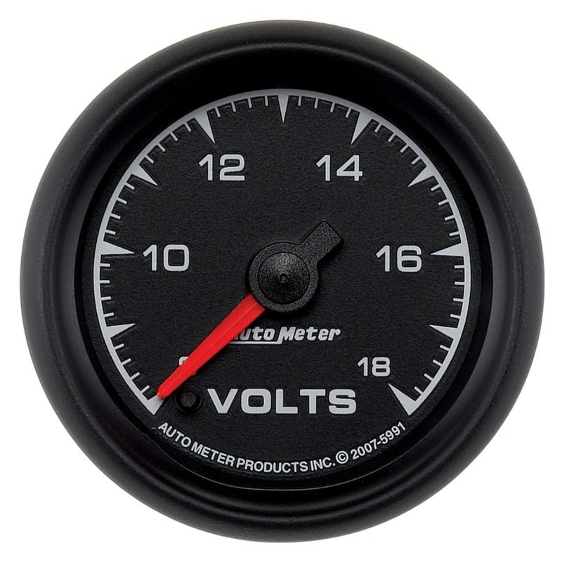 AutoMeter - Autometer ES 2-1/16in 18V Digital Stepper Motor Voltmeter - Demon Performance