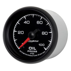 AutoMeter - Autometer ES 52.4mm 0-100 PSI Oil Pressure Gauge - Demon Performance