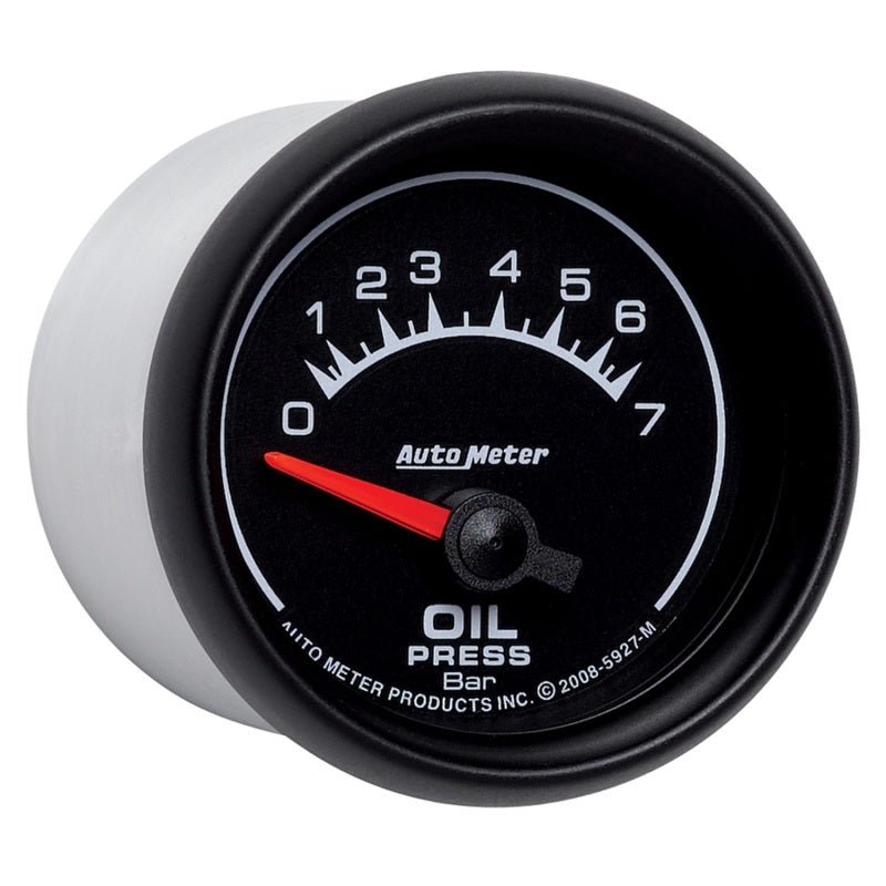 AutoMeter - Autometer ES 52.4mm 0-7 Bar Oil Pressure SSE Gauge - Demon Performance