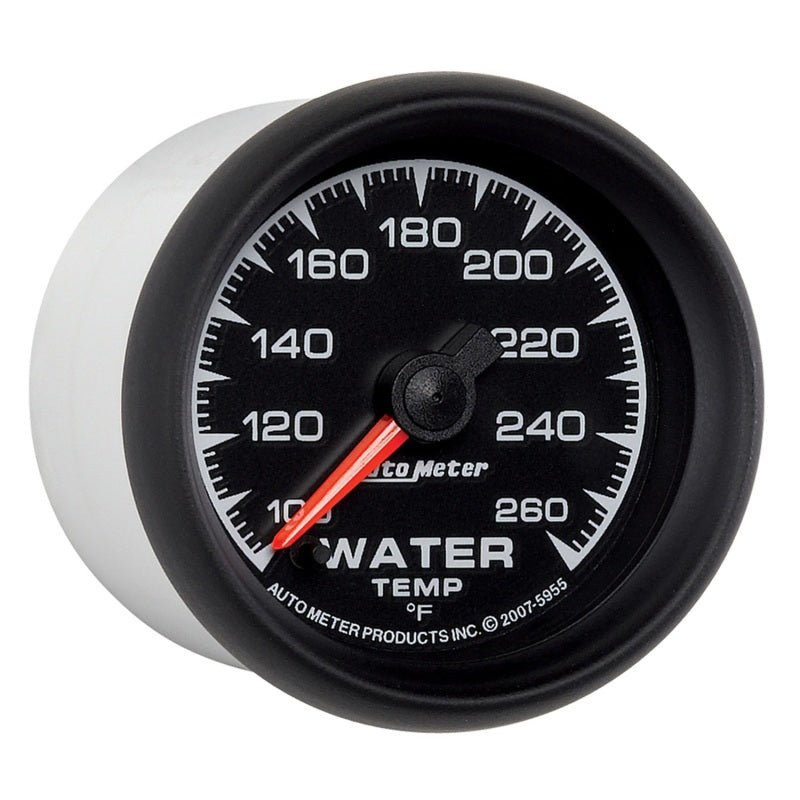 AutoMeter - Autometer ES 52.4mm 100-260 deg. F Water Temprature Gauge - Demon Performance