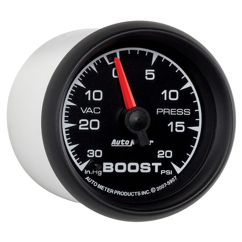 AutoMeter - Autometer ES 52.4mm 30 In. HG/20 PSI Vacuum/Boost Gauge - Demon Performance