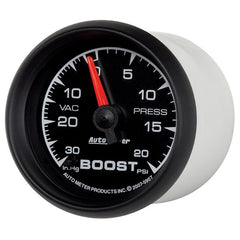 AutoMeter - Autometer ES 52.4mm 30 In. HG/20 PSI Vacuum/Boost Gauge - Demon Performance