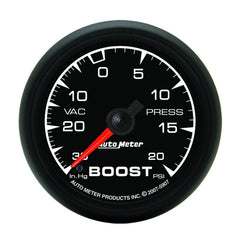 AutoMeter - Autometer ES 52.4mm 30 In. HG/20 PSI Vacuum/Boost Gauge - Demon Performance