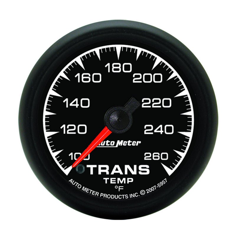 AutoMeter - Autometer ES 52.4mm Full Sweep Electronic 100-260 Degree F Transmission Temprature Gauge - Demon Performance
