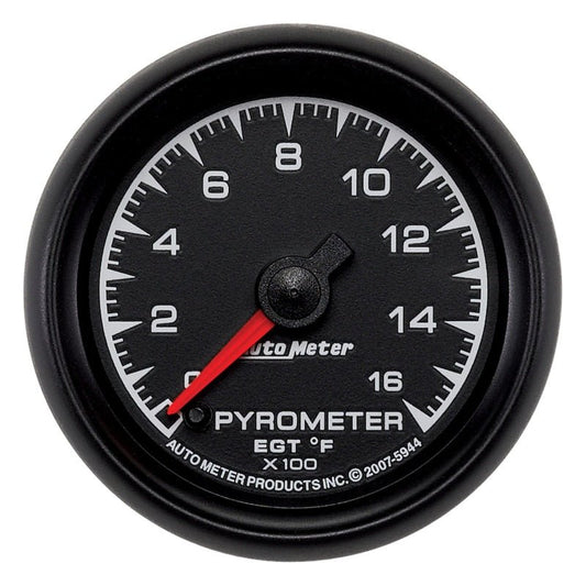 AutoMeter - Autometer ES 52.4mm Pyrometer 0-1600 Degree F FSE Gauge - Demon Performance