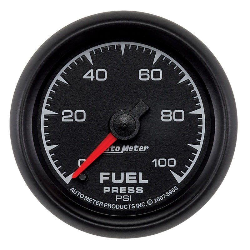 AutoMeter - Autometer ES 52mm 0-100 PSI Fuel Pressure Gauge - Demon Performance