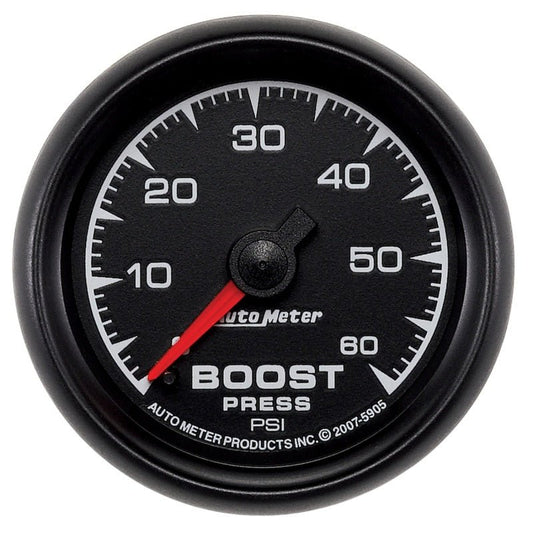 AutoMeter - Autometer ES 52mm 0-60 PSI Mechanical Boost Gauge - Demon Performance
