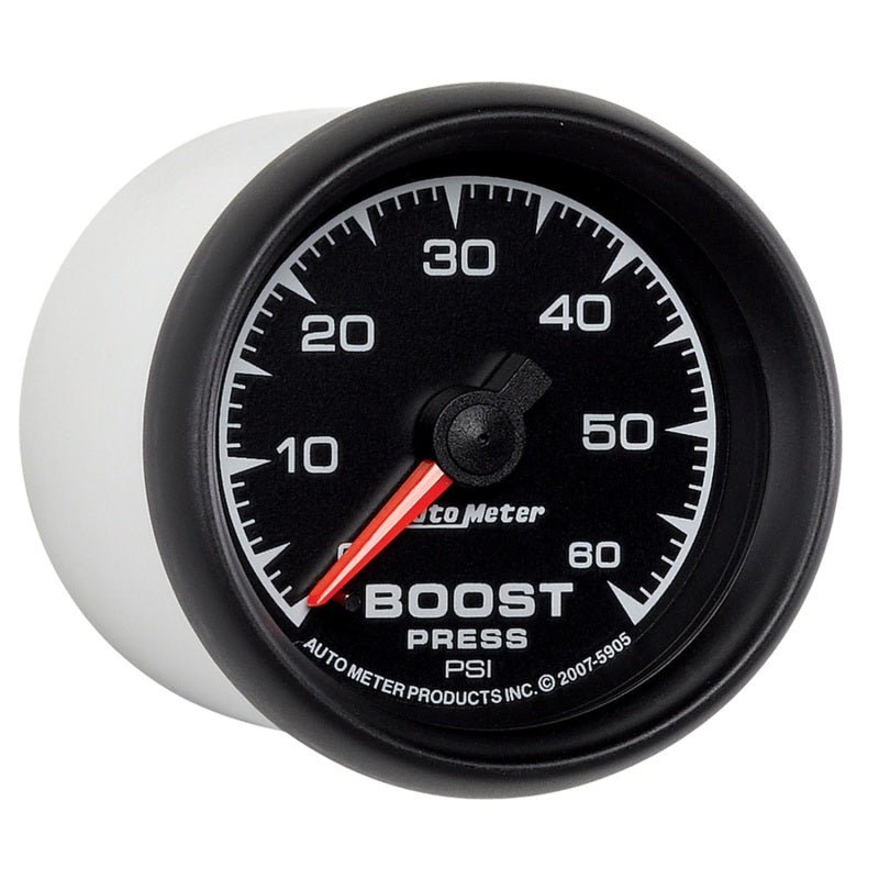 AutoMeter - Autometer ES 52mm 0-60 PSI Mechanical Boost Gauge - Demon Performance