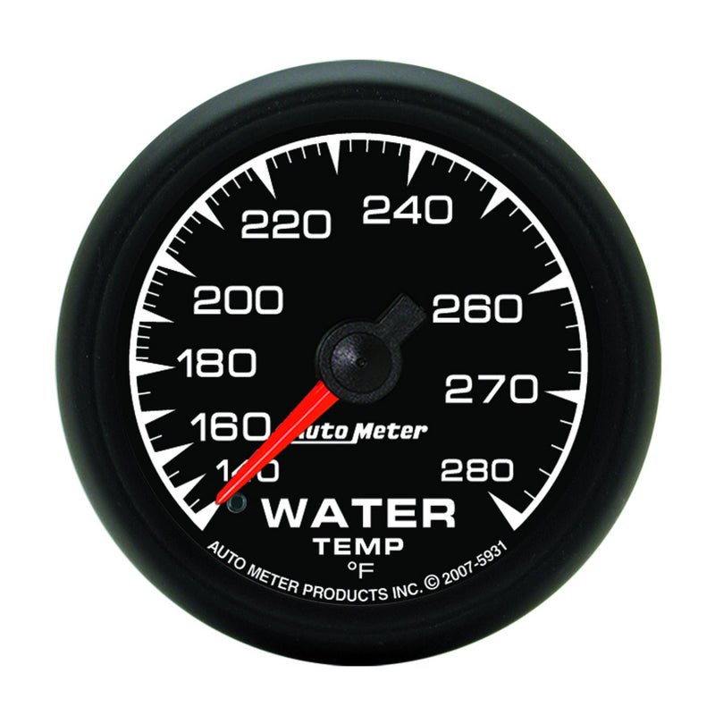 AutoMeter - Autometer ES 52mm 140-280 Deg F Mechanical Water Temperature Gauge - Demon Performance