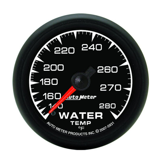AutoMeter - Autometer ES 52mm 140-280 Deg F Mechanical Water Temperature Gauge - Demon Performance